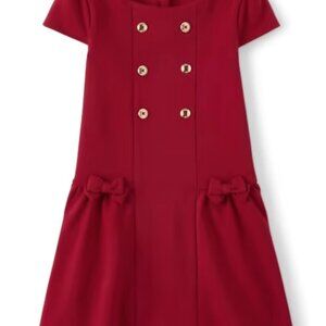 Gymboree Girls Bow Ponte Dress 🎀- 🎄Holiday Traditions - salsa(red) 3T